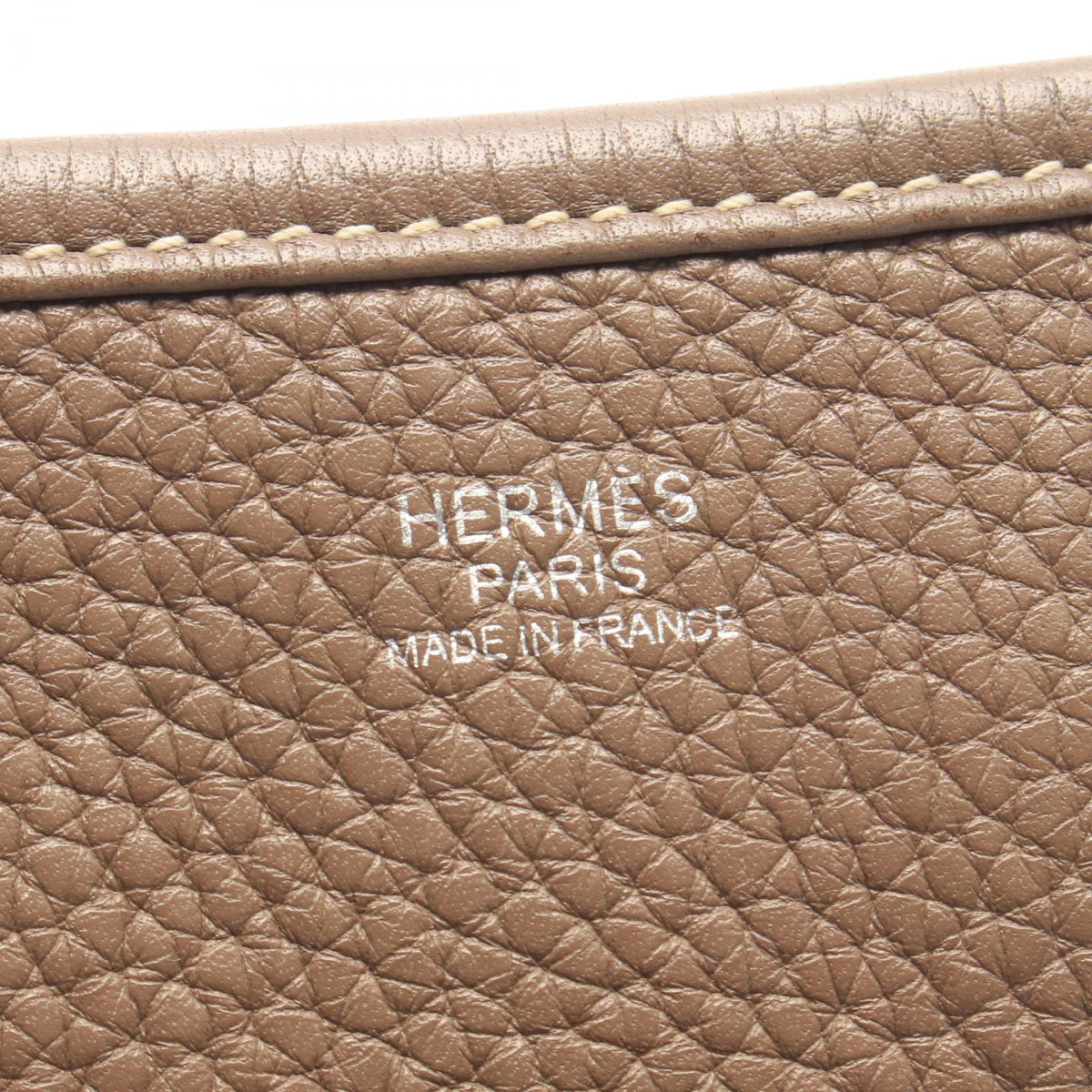 HERMES Evelyne 3 Trois GM Etoupe Grey Shoulder Bag Gray Taurillon Clemence Other Taurillon Clemence 2104102540919