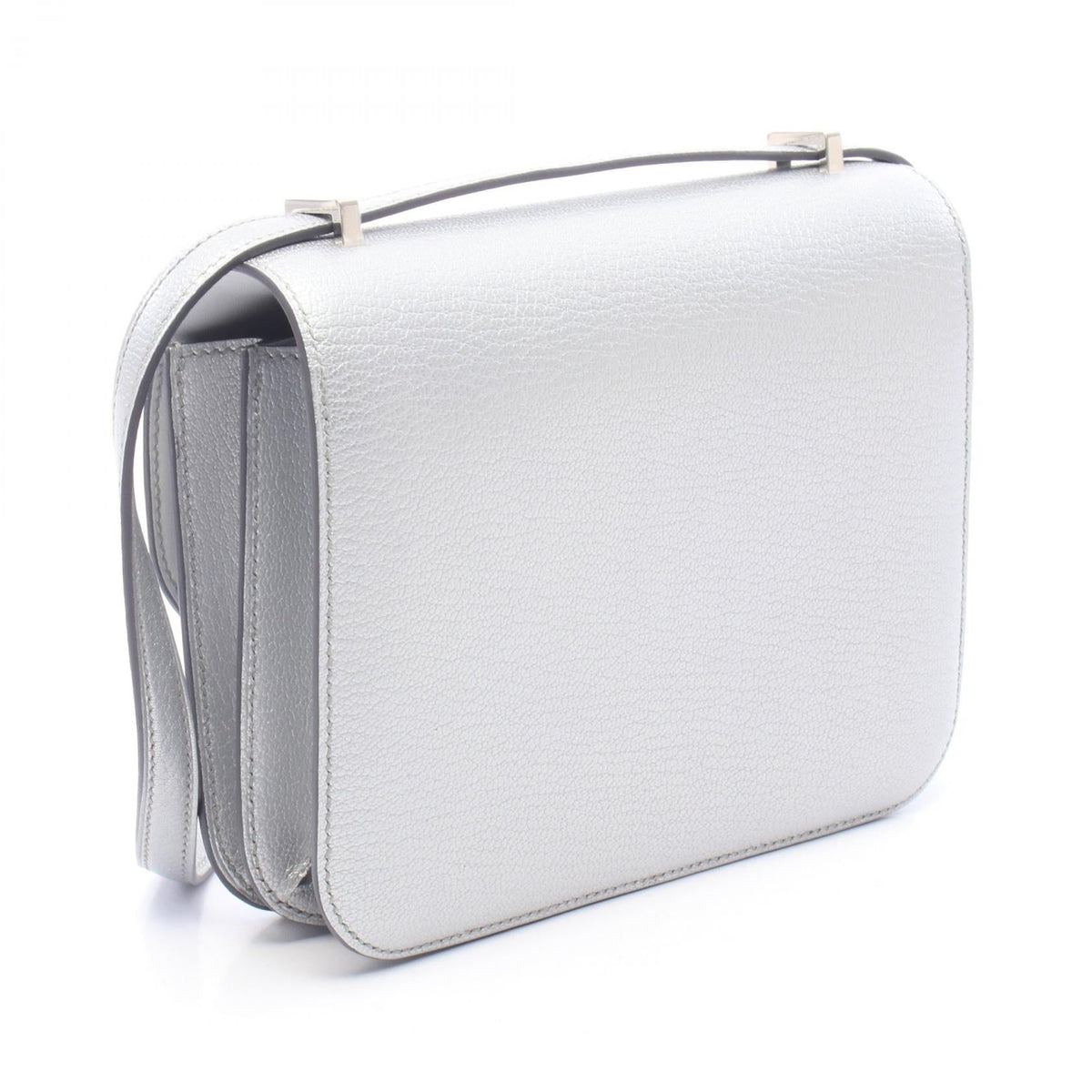 HERMES Constance 3 Mini Argent Shoulder Bag Silver Other Chevre Shamquila 2120300060578