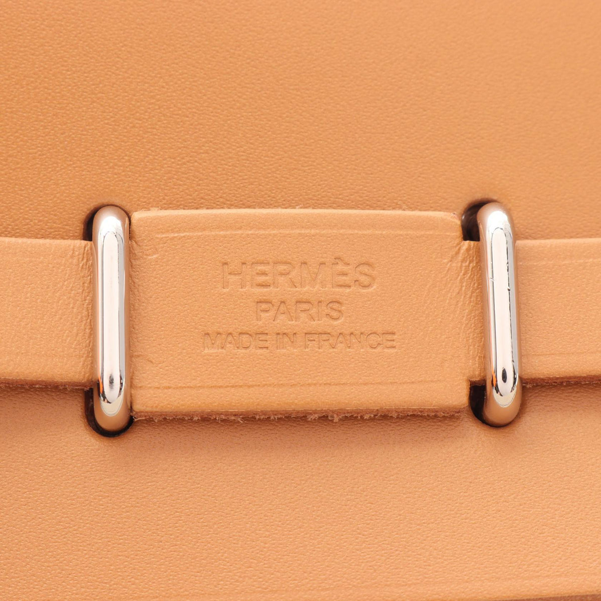 HERMES Airbag Zip Mini Shoulder BagBeton Beton Beige/Brown/Natural sable Towar Military canvas leather Toile Military / Vache leather hunter 2101220100094