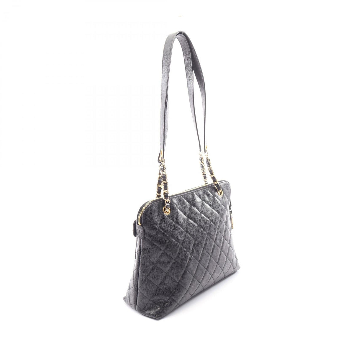 CHANEL Black Matelasse Grained Calfskin leather 2101220203344