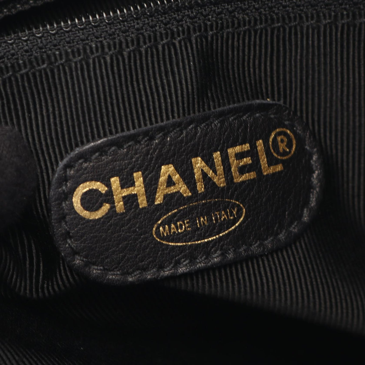 CHANEL Black Matelasse Grained Calfskin leather 2101220203344