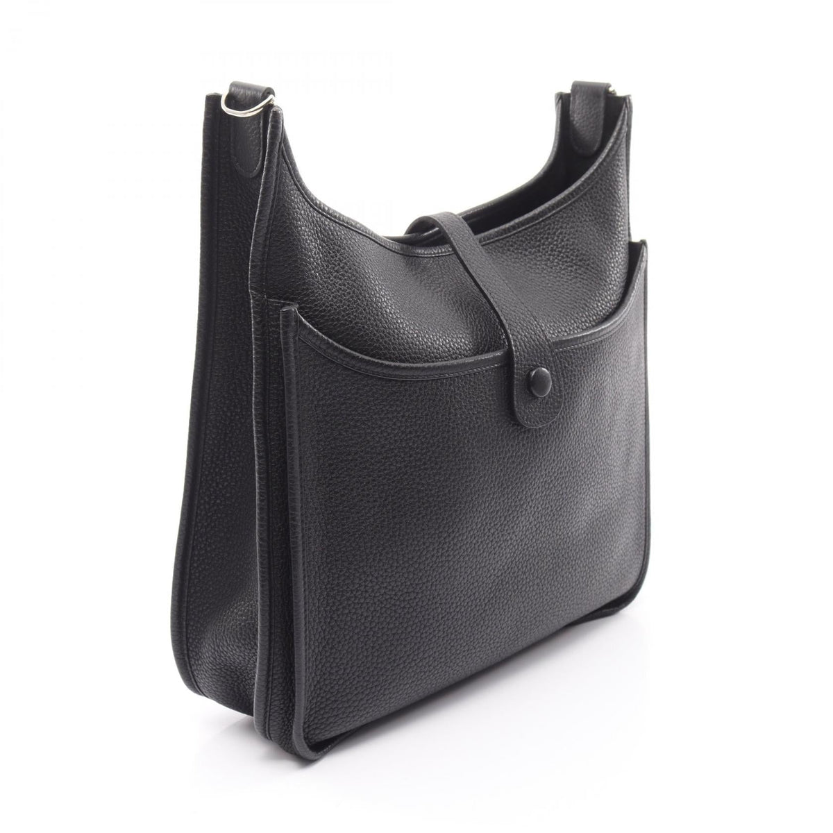 HERMES Evelyne 3 Trois GM Shoulder Bag Black Taurillon Clemence Other Taurillon Clemence 2101220204051