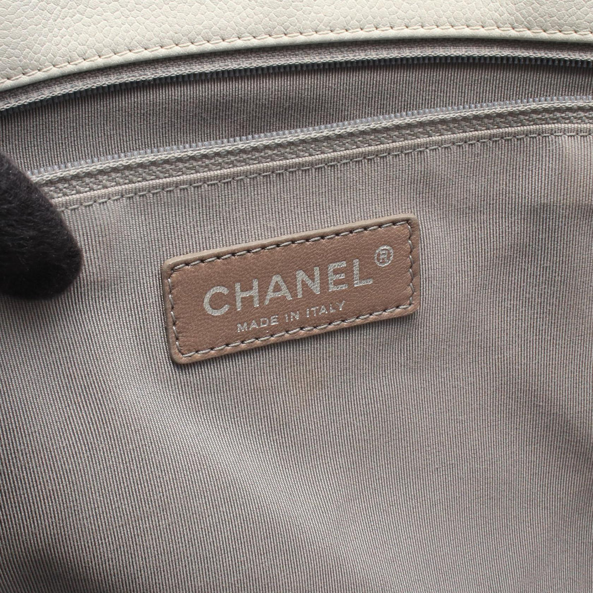 CHANEL White Matelasse Big COCO Mark Grained Calfskin leather 2101220204648