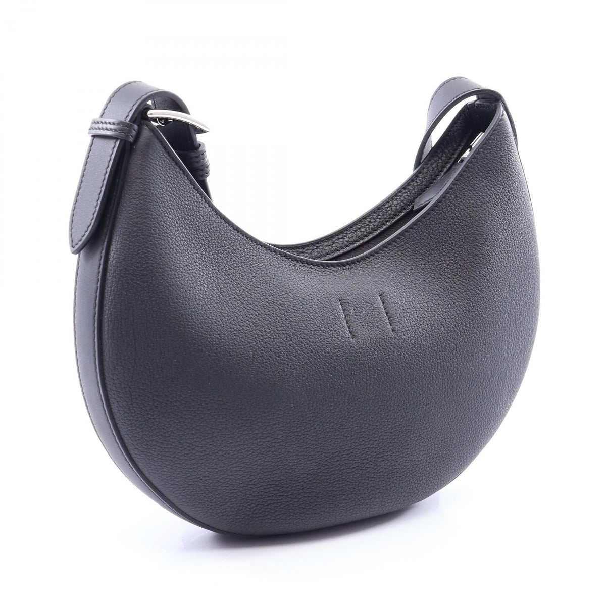HERMES Petit Arson Shoulder Bag Black Togo leather leather Togo leather / Swift leather 2101220204860