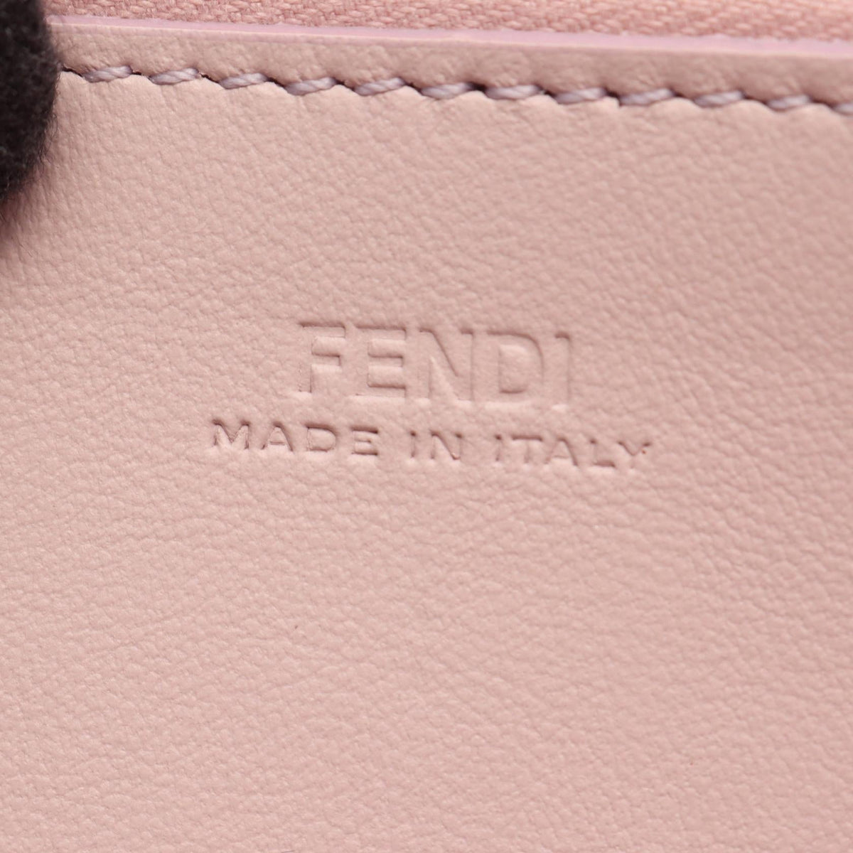 FENDI Peekaboo Selleria Bifoldpurse Pink leather 2101220206369