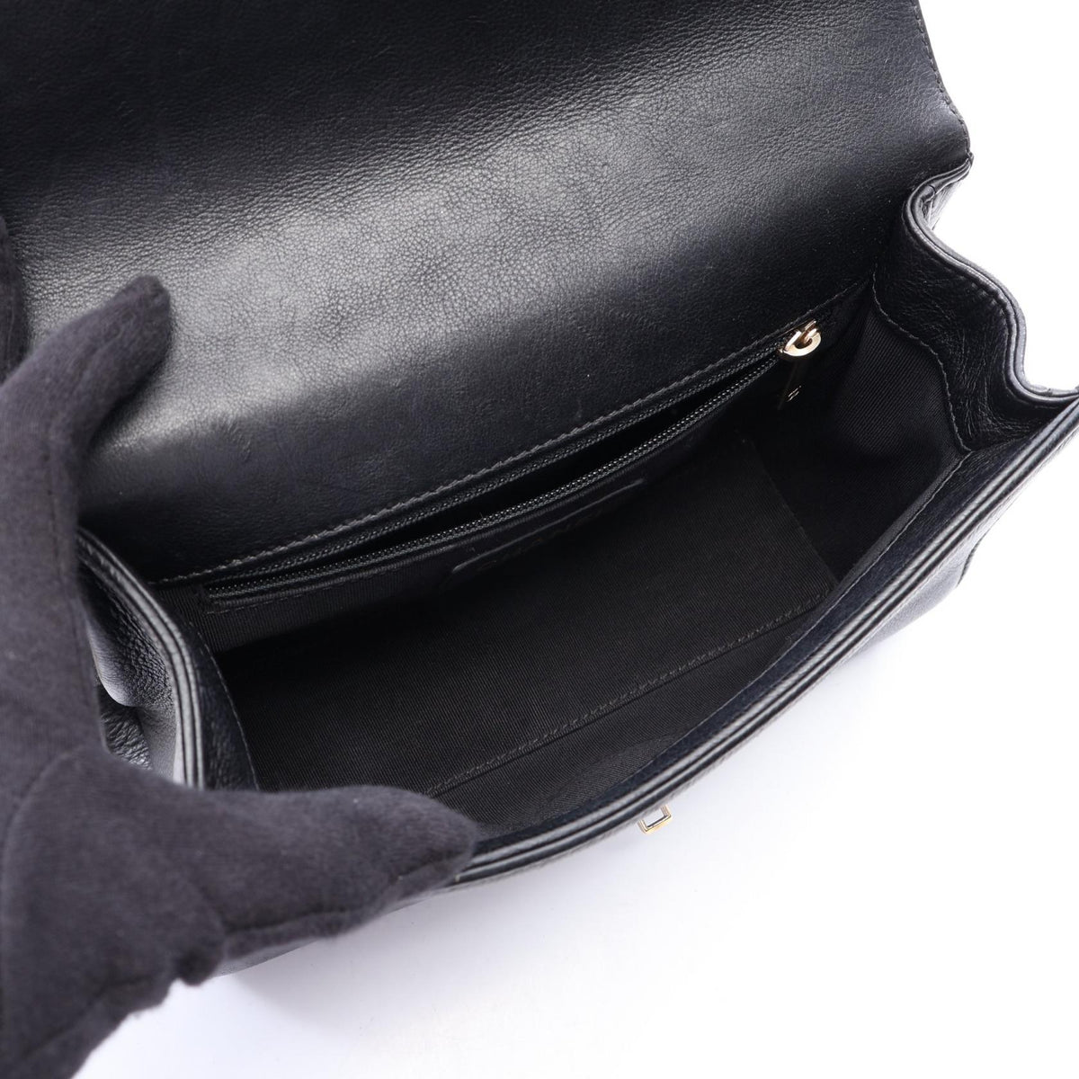 CHANEL Black Matelasse Quick Label 2WAY Grained Calfskin leather 2101219982519