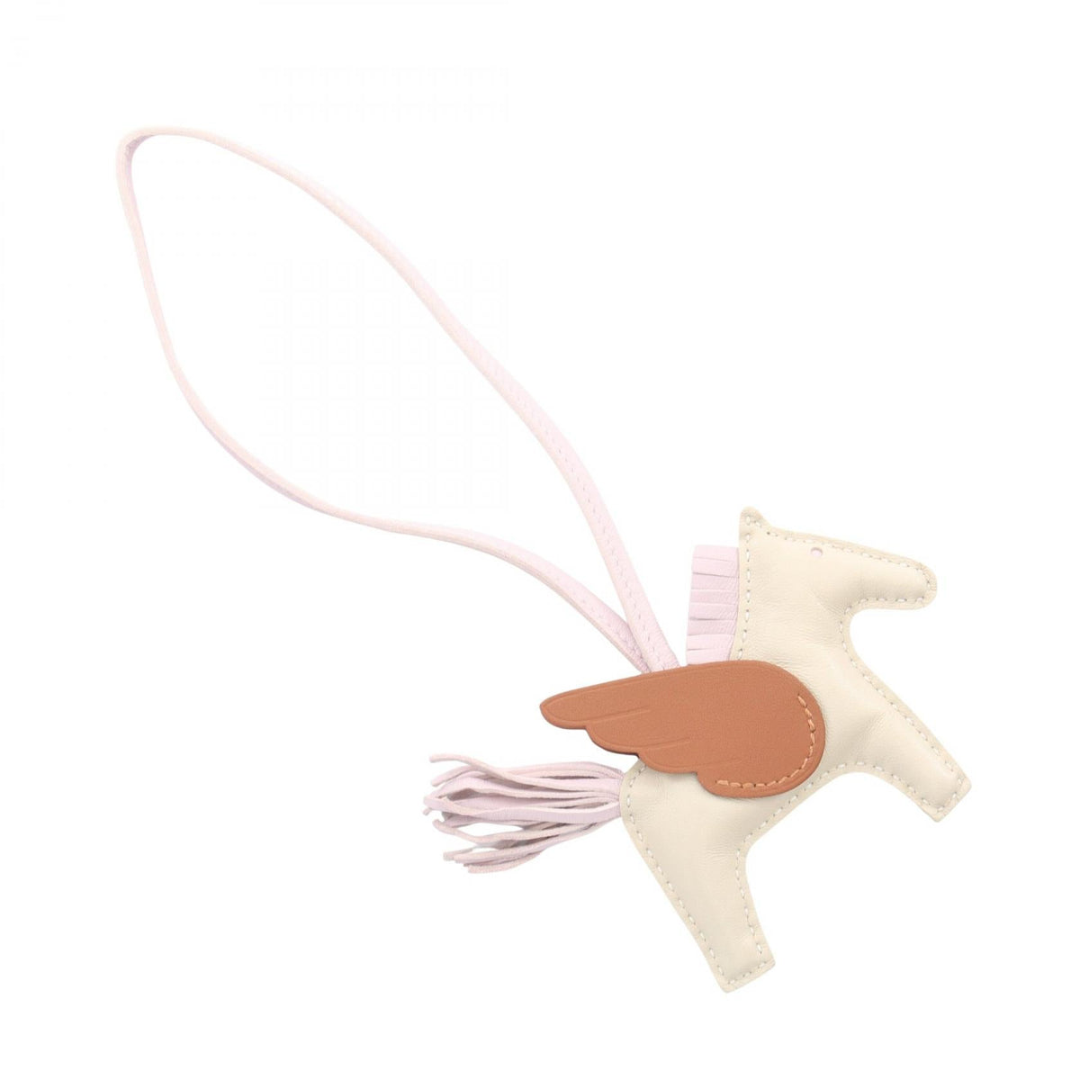 HERMES Rodeo Pegasus PM Cle Gold Mauve Pale charm Beige/Brown/Pink Agneau milo Other�Agneau milo / Swift leather 2101220141653