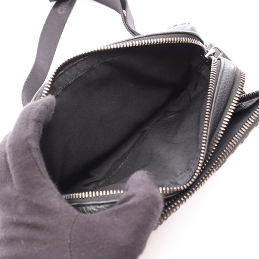 Dior Strap Zip Pouch Oblique Shoulder Bag Beige/Navy canvas�leather 2101220139537