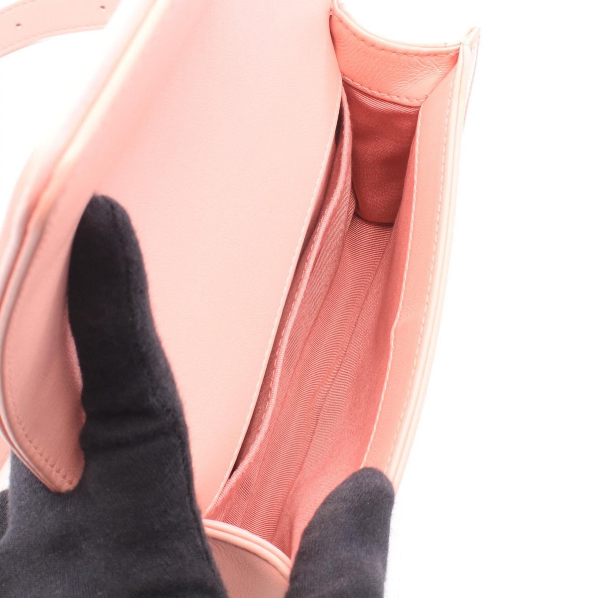 CHANEL Pink Boy Chanel By the Sea Flap Chain Shoulder Bag Lambskin (sheep leather) 2120100038128