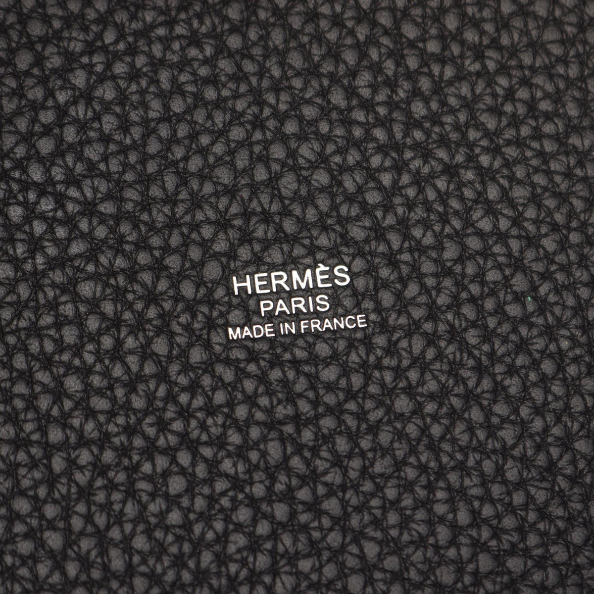 HERMES Picotin Lock MM Monochrome Black Hardware Handbag Black Taurillon Clemence Other Taurillon Clemence 2101220130138