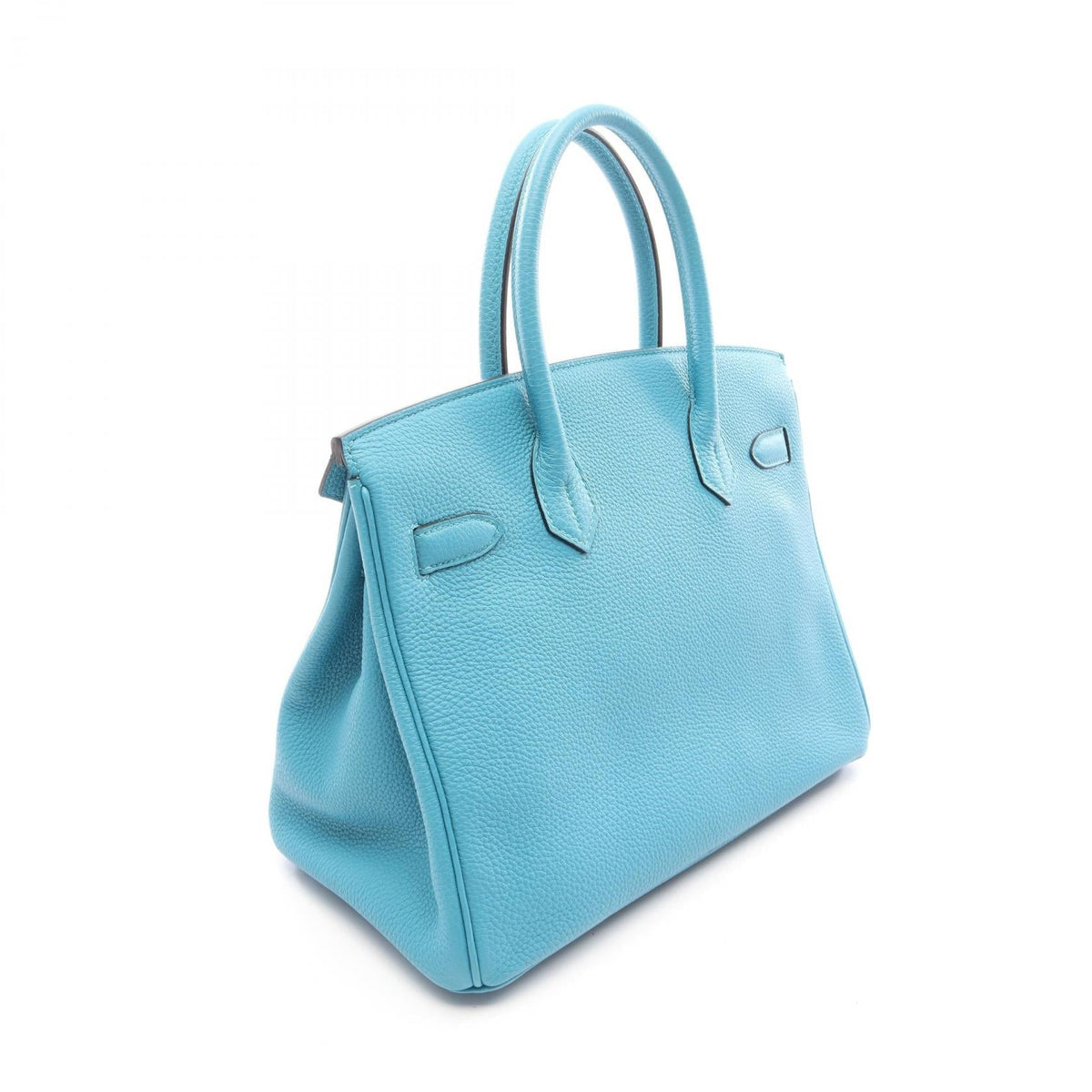 HERMES Birkin 30 Turquoise Handbag Blue Togo leather Other Togo leather 2101220116422