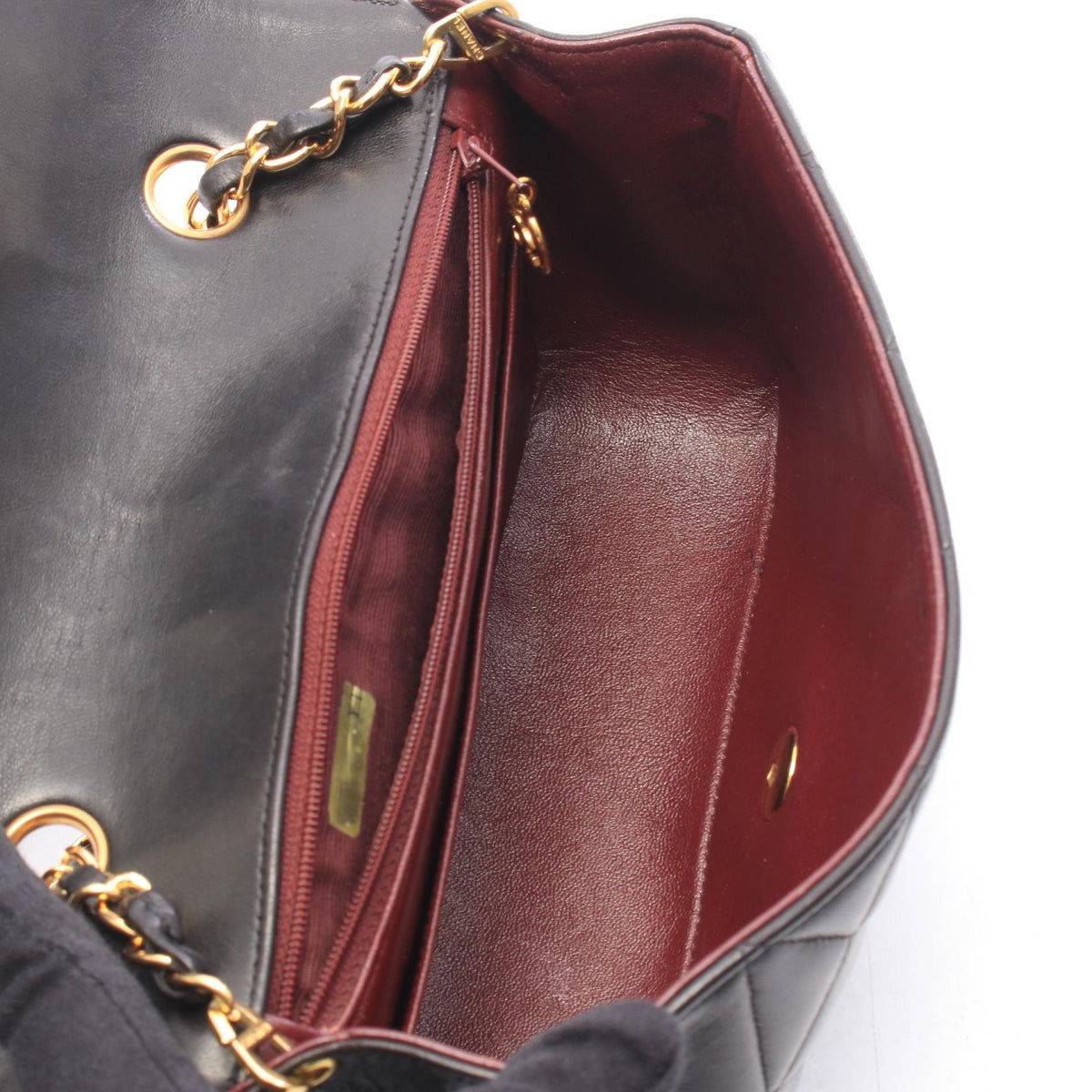 CHANEL Black Matelasse Diana Flap Lambskin (sheep leather) A01164 2101220216436