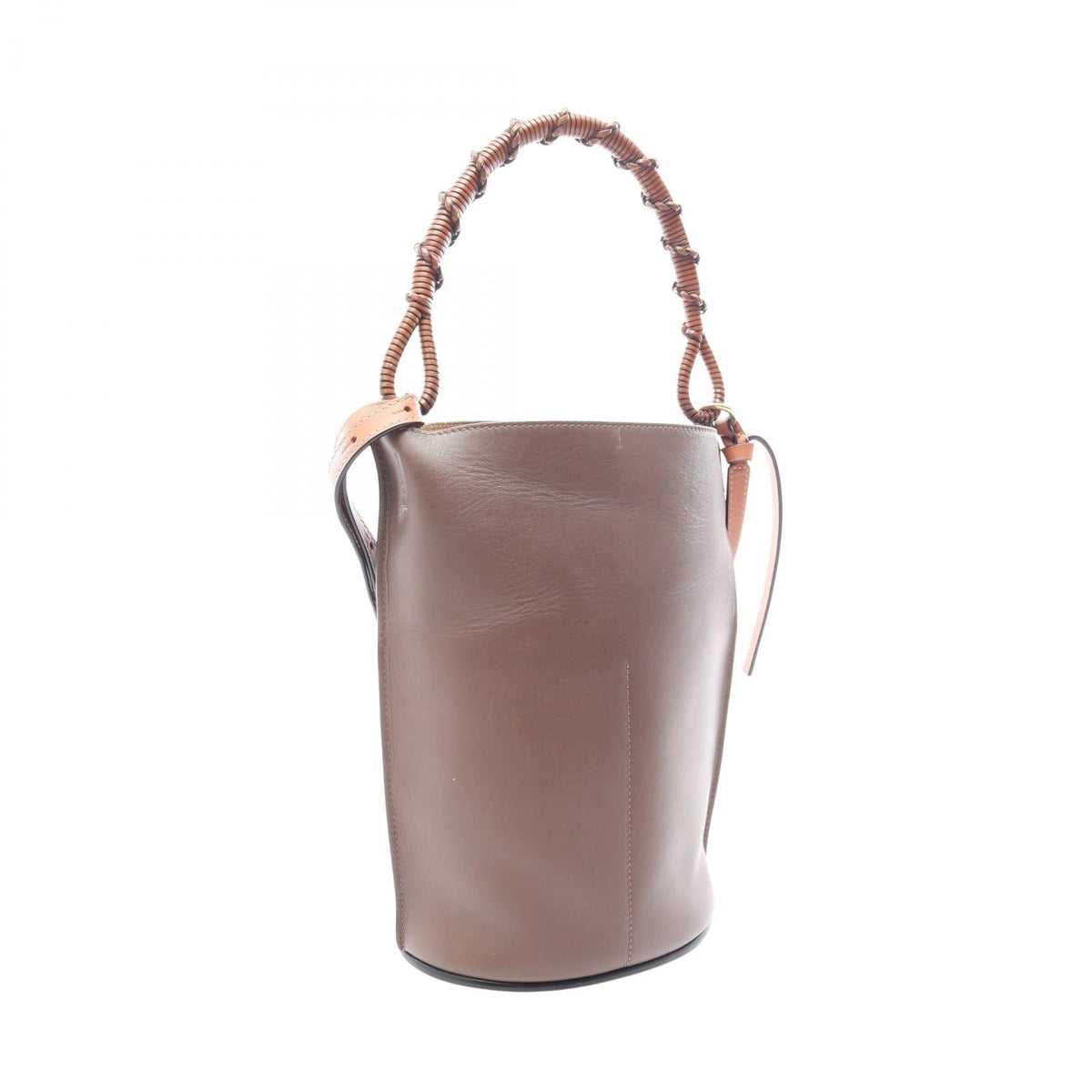LOEWE Gate Bucket Bag 2WAY Shoulder Bag Brown leather 2104102543538