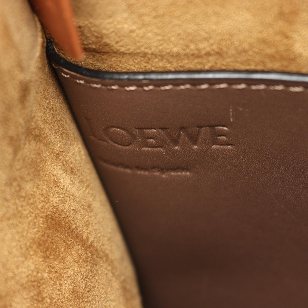 LOEWE Gate Bucket Bag 2WAY Shoulder Bag Brown leather 2104102543538