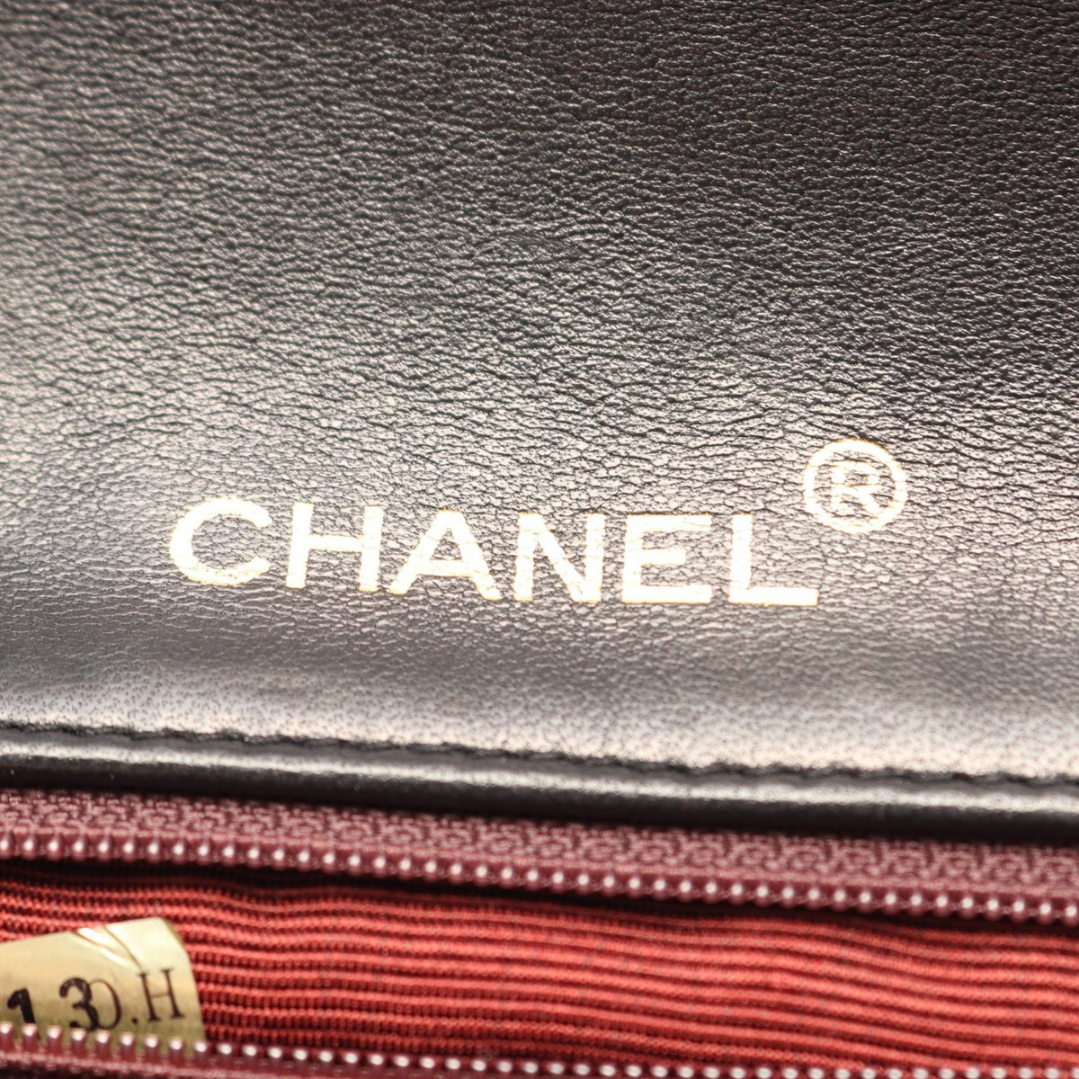 CHANEL Black Matelasse full flap Lambskin (sheep leather) 2101220211776