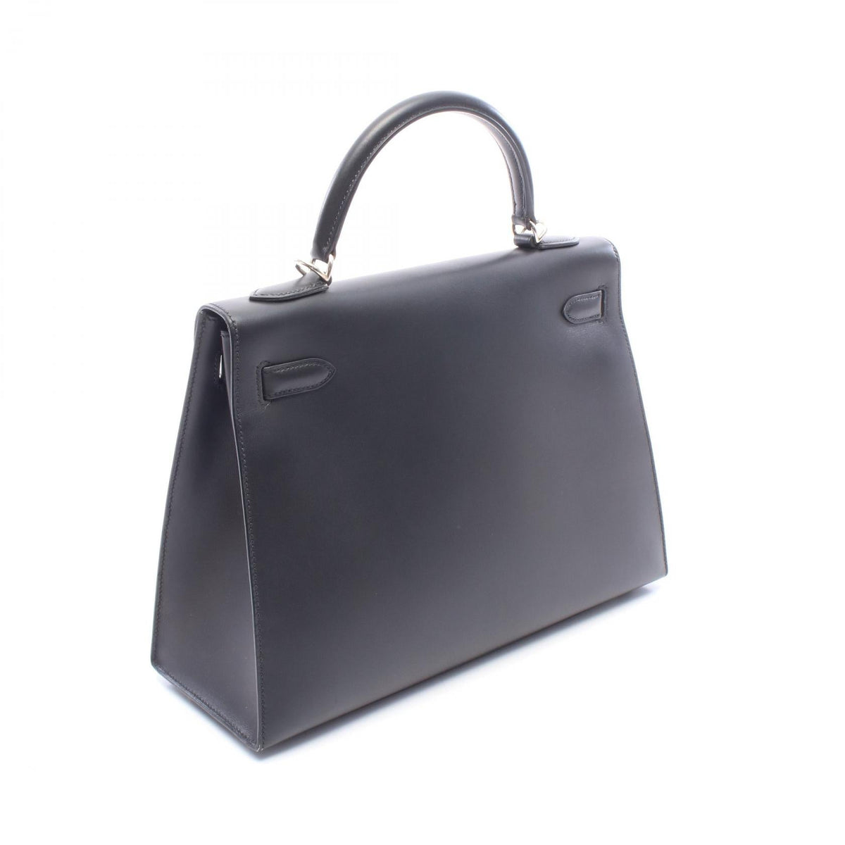 HERMES Kelly 32 outer stitch 2WAY Handbag Black Chamonix leather Other Chamonix leather 2101220205089