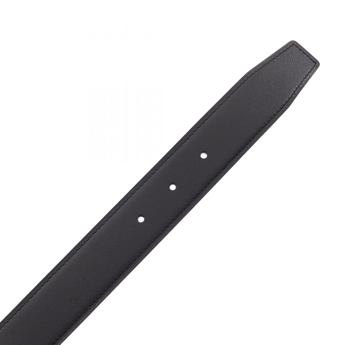 HERMES Panache Reversible belt Black/Brown Togo leather Calfskin (cowhide) Togo leather 2104102543064