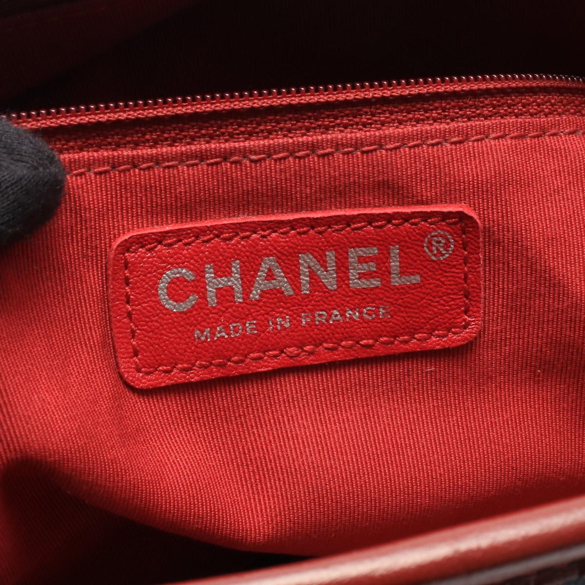 CHANEL Blue/Black/Bordeaux Gabrielle de Chanel Large Hobo Bag with Combination Hardware Suede leather 2104102543040