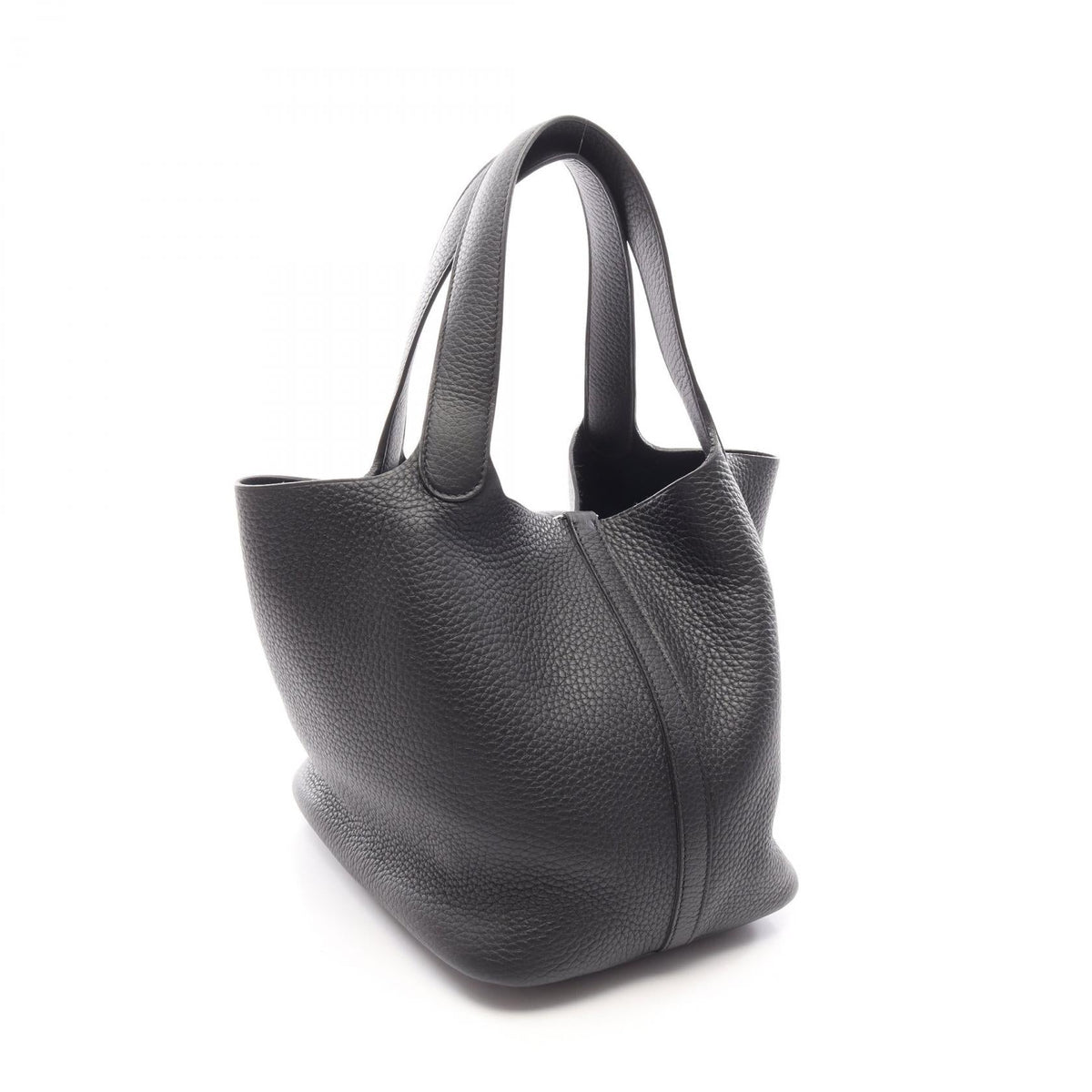 HERMES Picotin Lock MM Handbag Black Taurillon Clemence leather�Taurillon Clemence 2101220204266