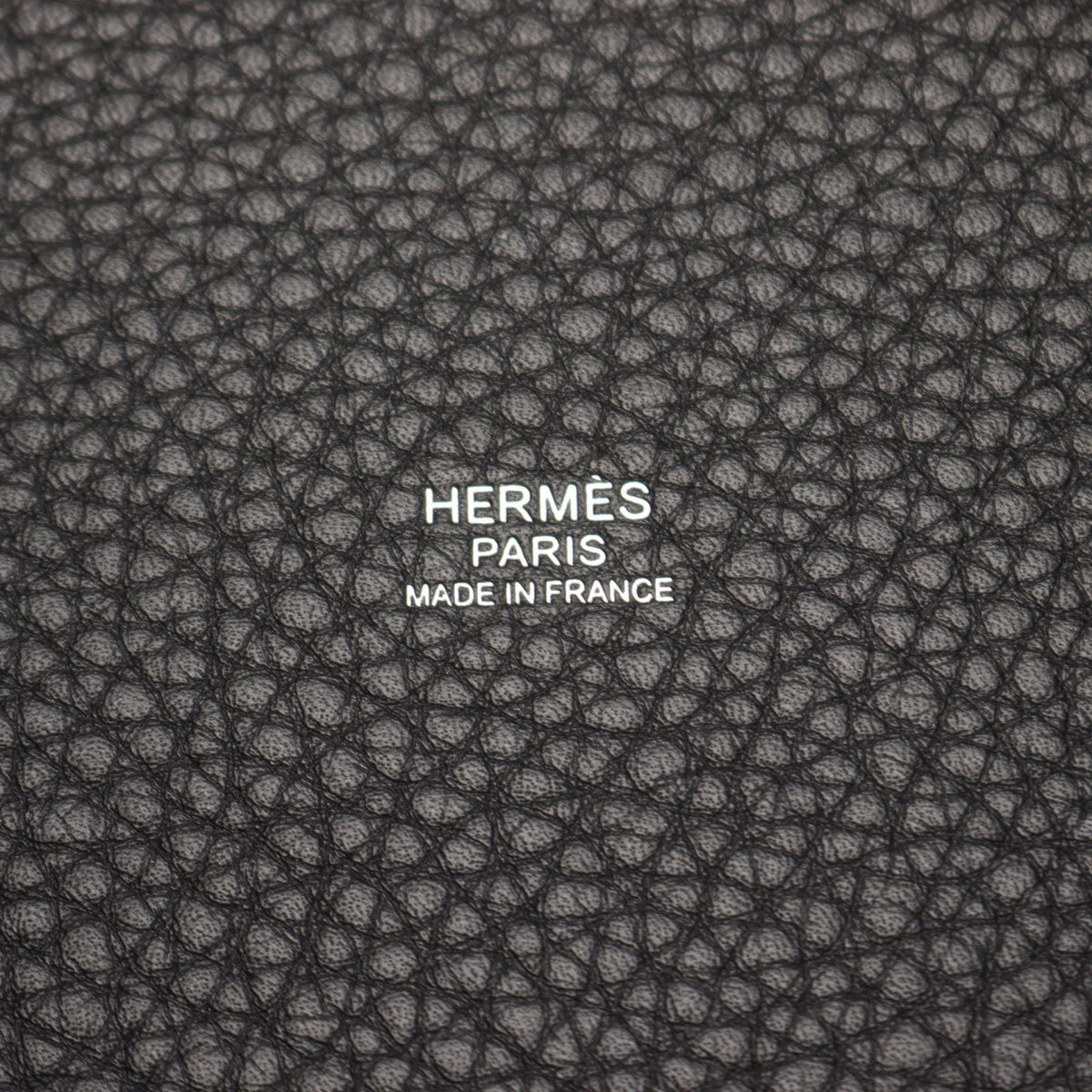 HERMES Picotin Lock MM Handbag Black Taurillon Clemence leather�Taurillon Clemence 2101220204266