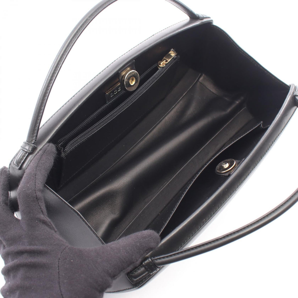 LOEWE Handbag Black leather 2101220206420
