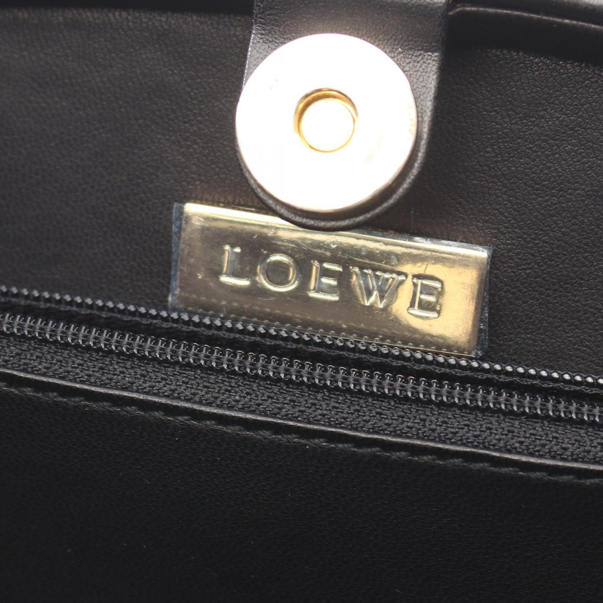 LOEWE Handbag Black leather 2101220206420