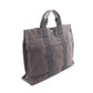 HERMES HerlineMM Tote Bag Gray Other Nylon canvas 2101220207410