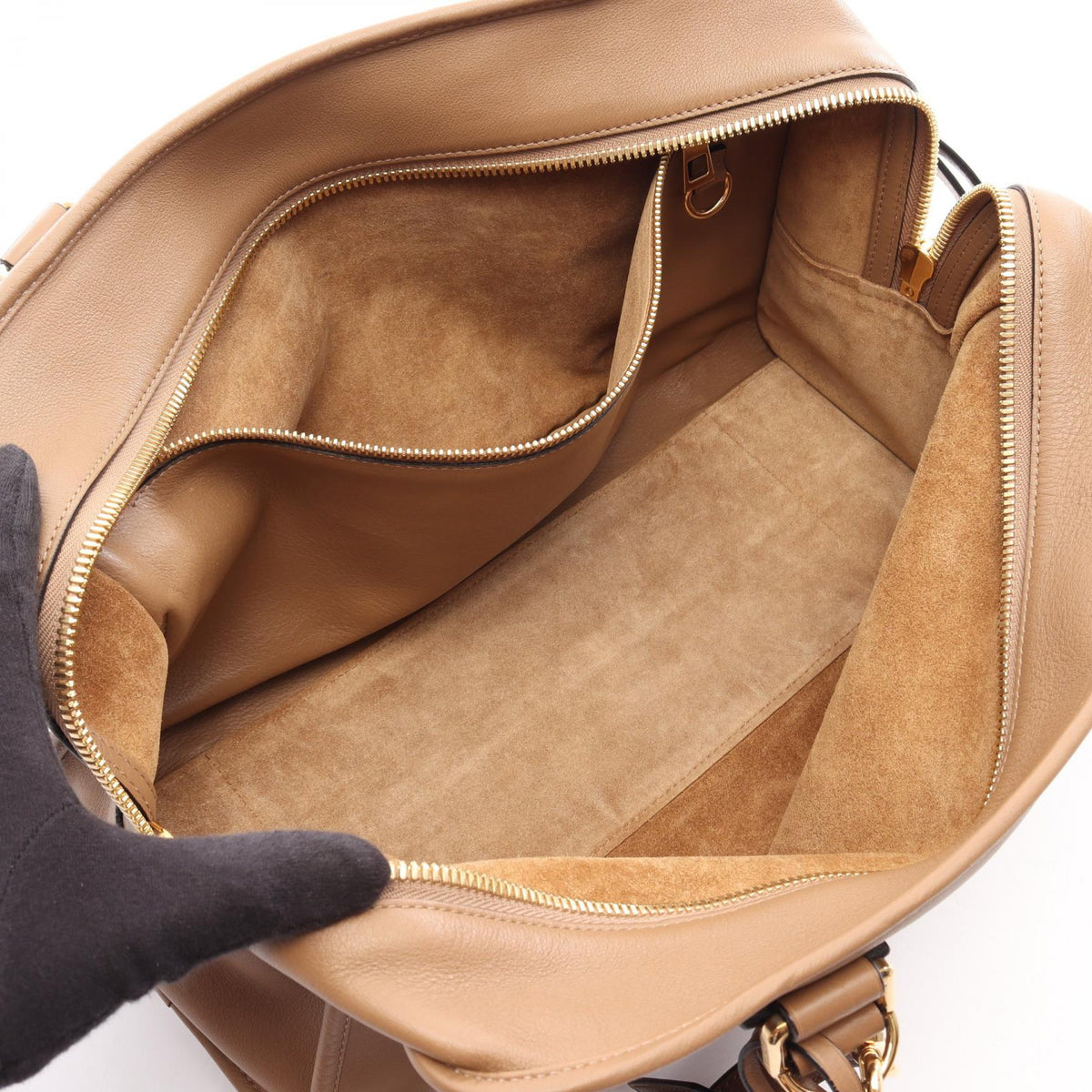 LOEWE Amazona 36 2WAY Handbag Brown leather 2101220150501