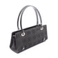 Dior cannage studs Handbag Black denim leather 2101220150815