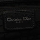 Dior cannage studs Handbag Black denim leather 2101220150815