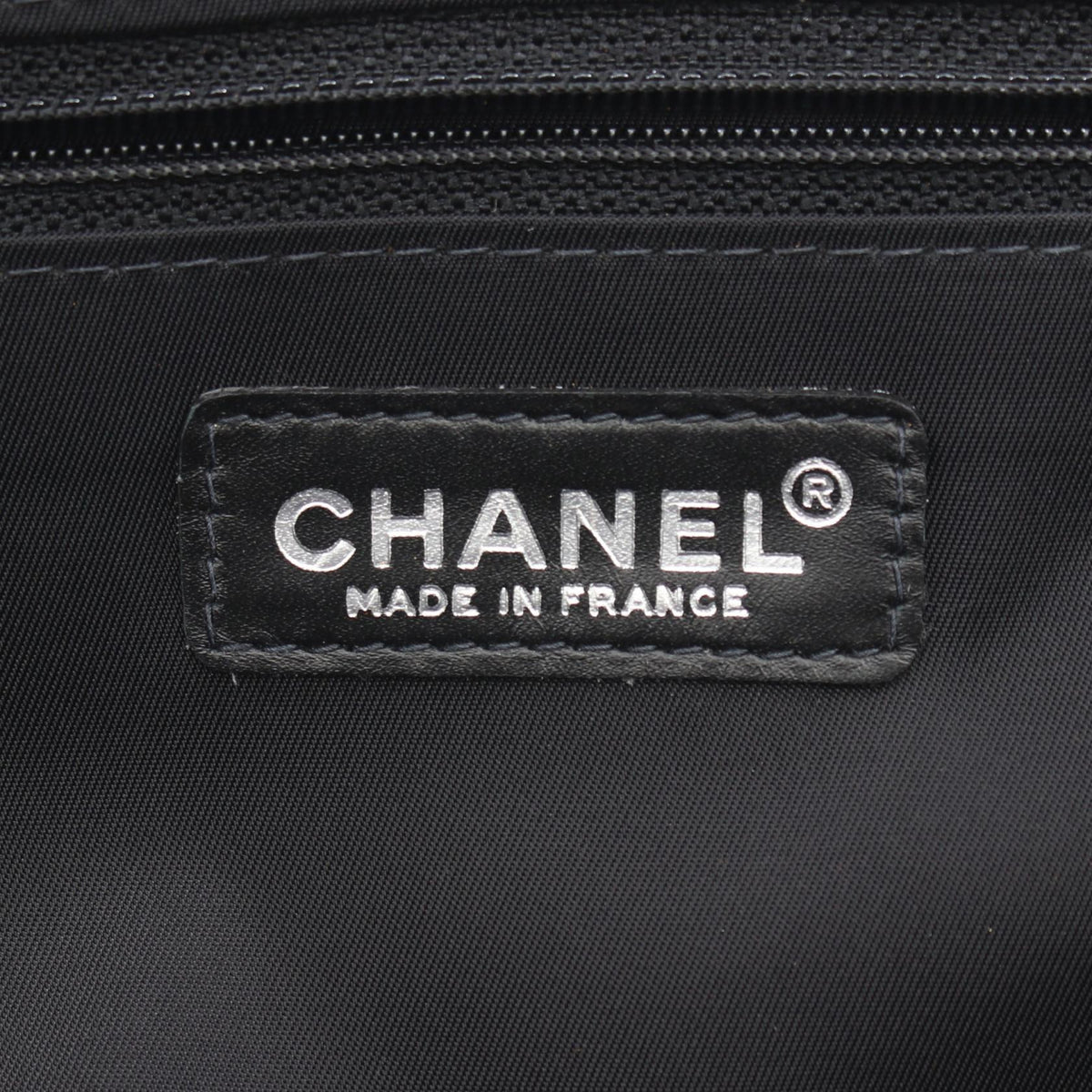 CHANEL Black New Travel Line MM leather Nylon canvas A15991 2101220157654
