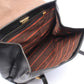 LOEWE Shoulder Bag Black/Brown leather 2120100038654