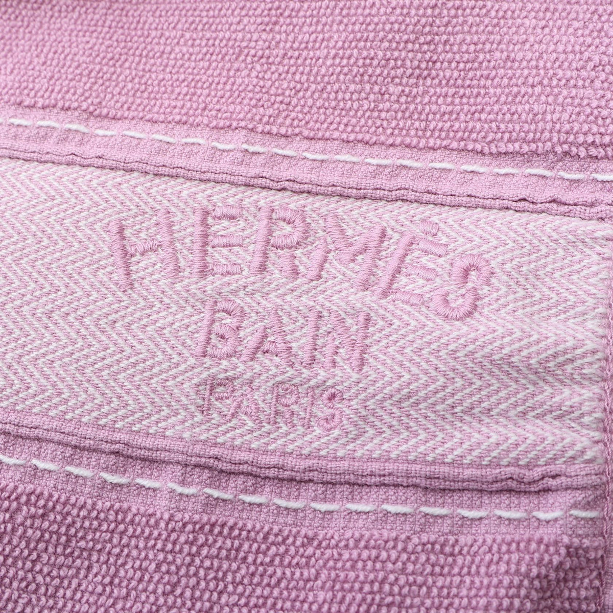 HERMES Yachting Beach Towel Bath Towel Chardon towel Purple cotton 2107400260398