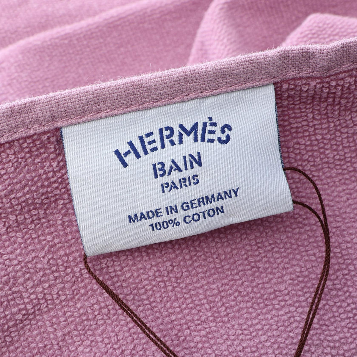 HERMES Yachting Beach Towel Bath Towel Chardon towel Purple cotton 2107400260398