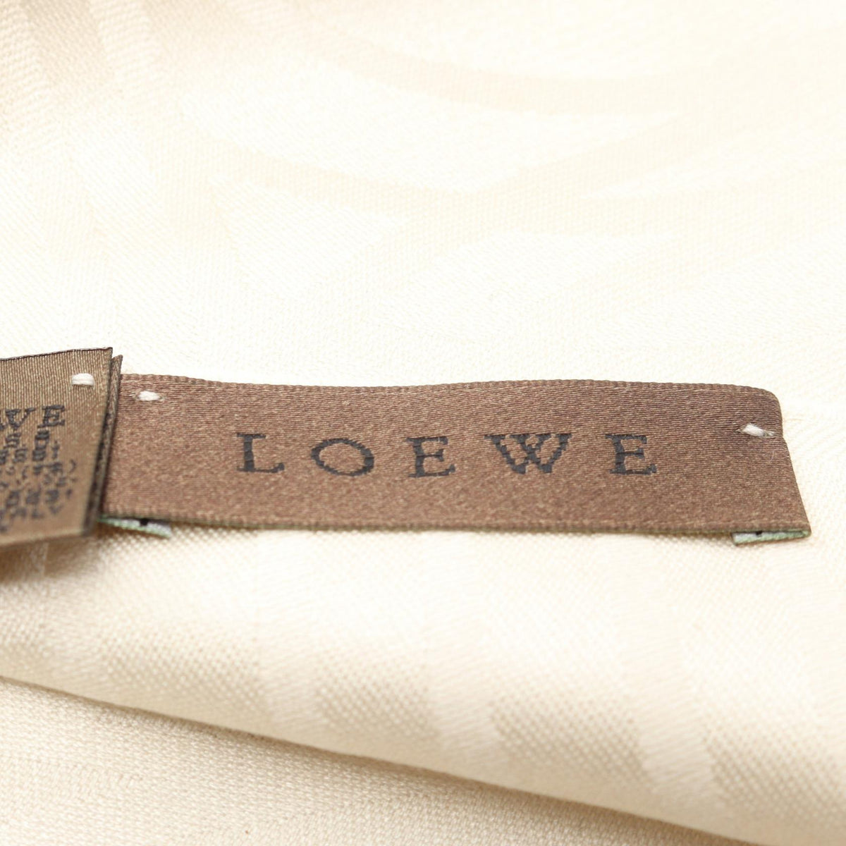 LOEWE Overall handle Stall White silk 2104102538664
