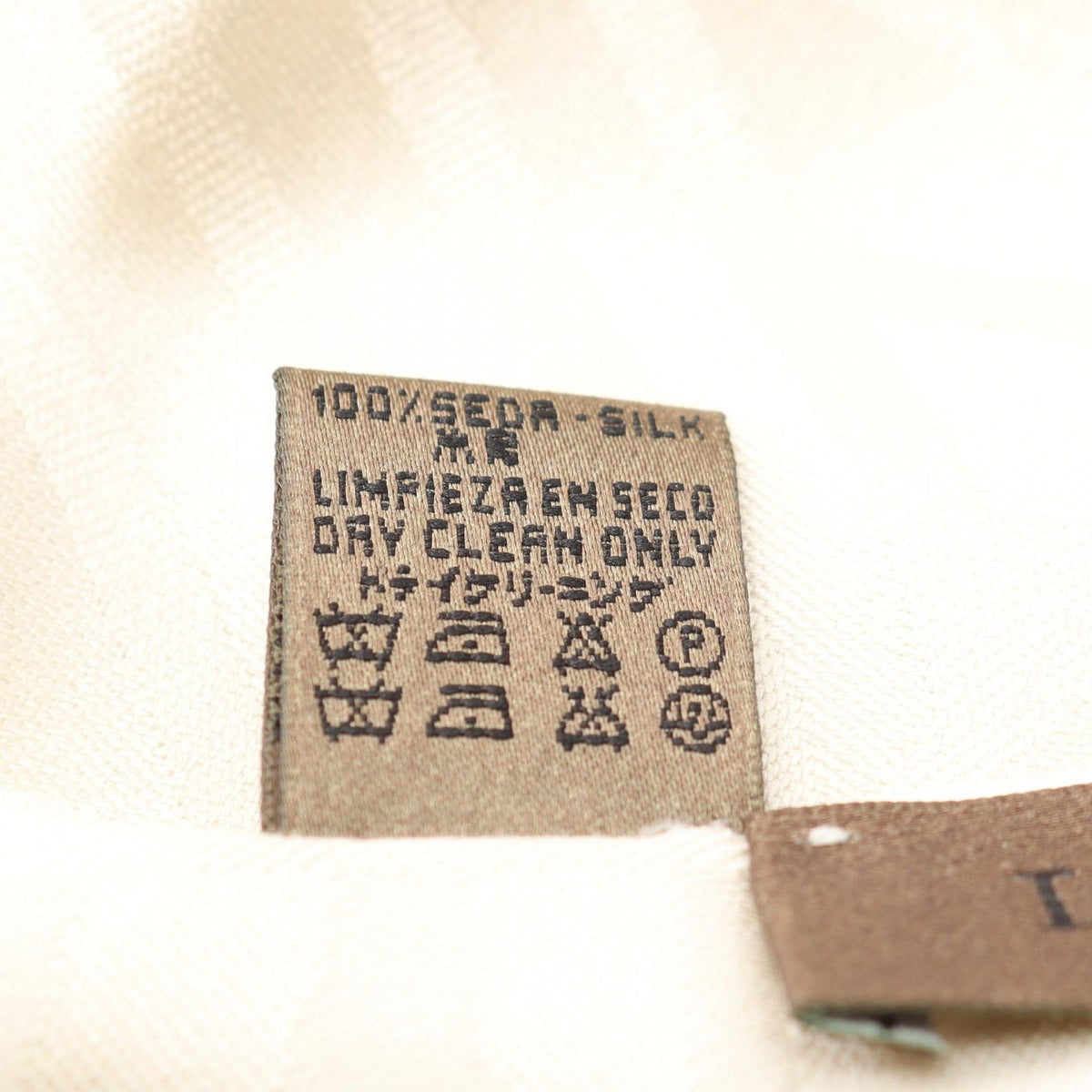 LOEWE Overall handle Stall White silk 2104102538664