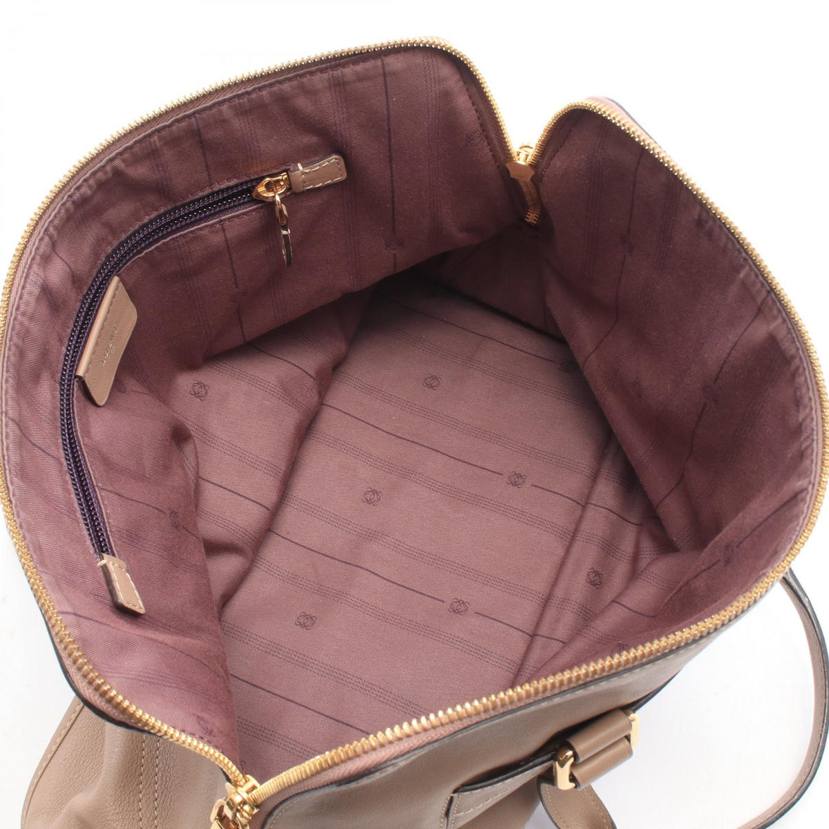 LOEWE anagram Handbag Pink leather 2101220017200