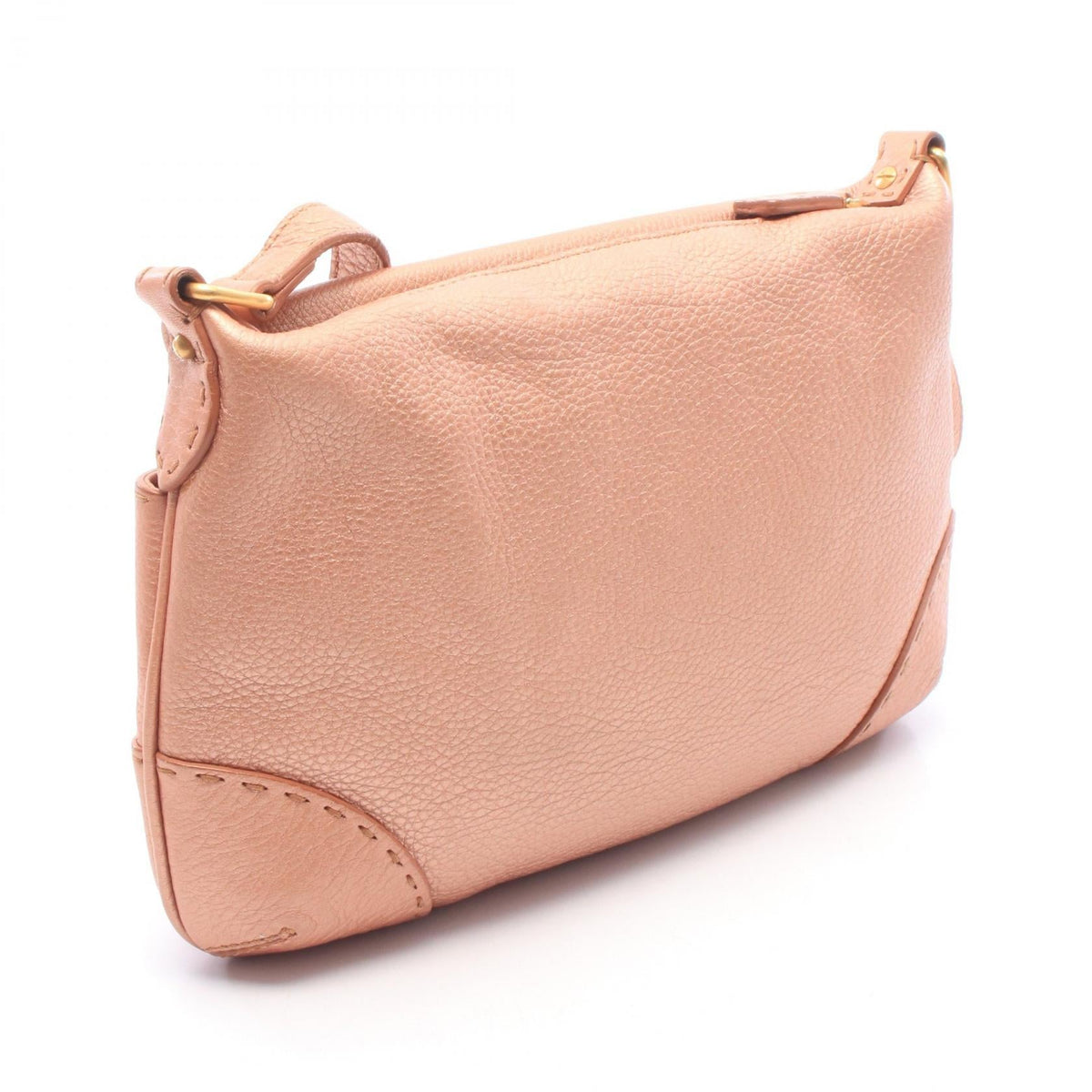 FENDI Selleria Shoulder Bag Pink leather 2101220172923