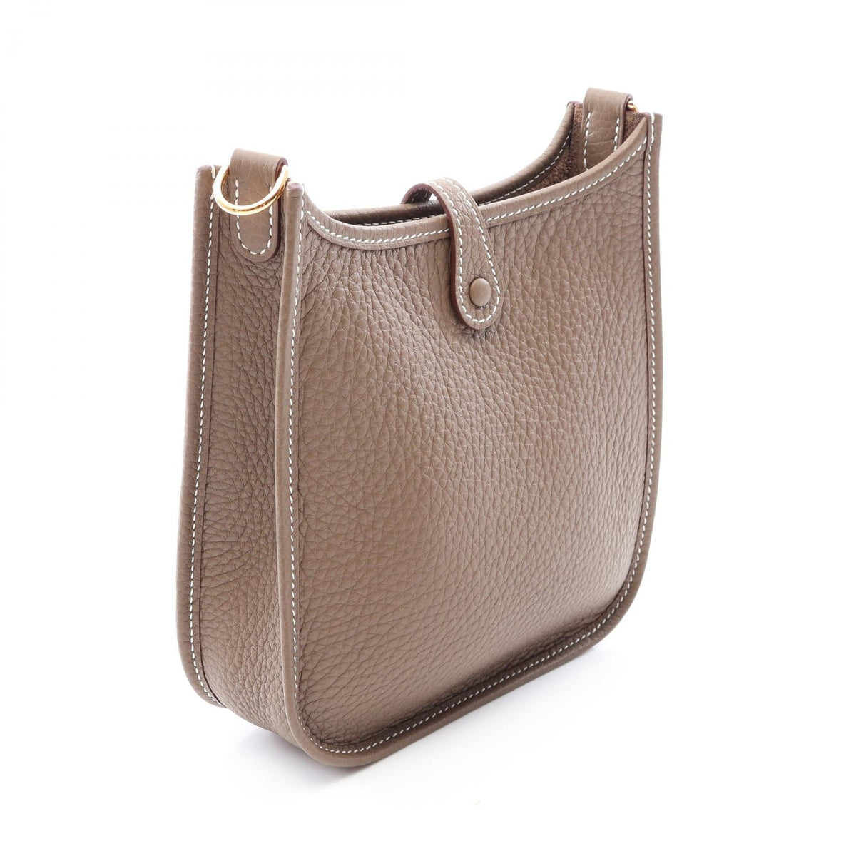 HERMES EvelyneTPM Amazon Etoupe Grey Shoulder Bag Gray Taurillon Clemence Other�Taurillon Clemence 2104102542968
