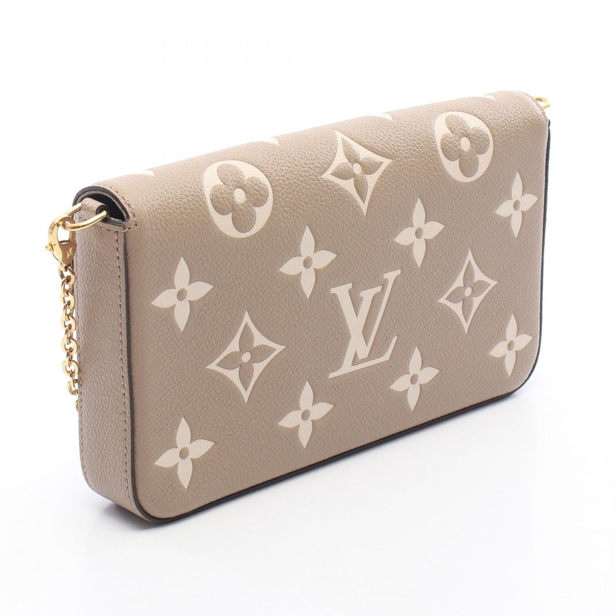 LOUIS VUITTON Pochette Felice Turtle claim Beige Shoulder Bag M69977 2120900141424