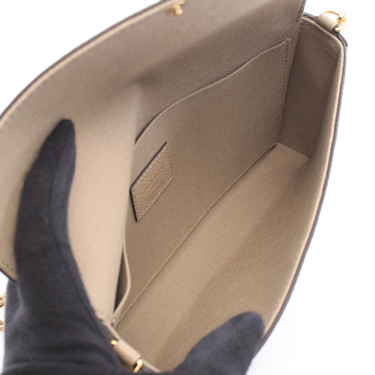 LOUIS VUITTON Pochette Felice Turtle claim Beige Shoulder Bag M69977 2120900141424