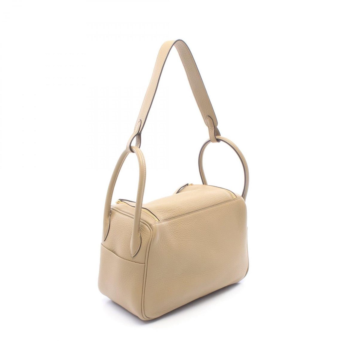 HERMES Lindy 26 Beige Marfa Shoulder BagBeige Beige Beige Taurillon Clemence Other Taurillon Clemence 2104102541527