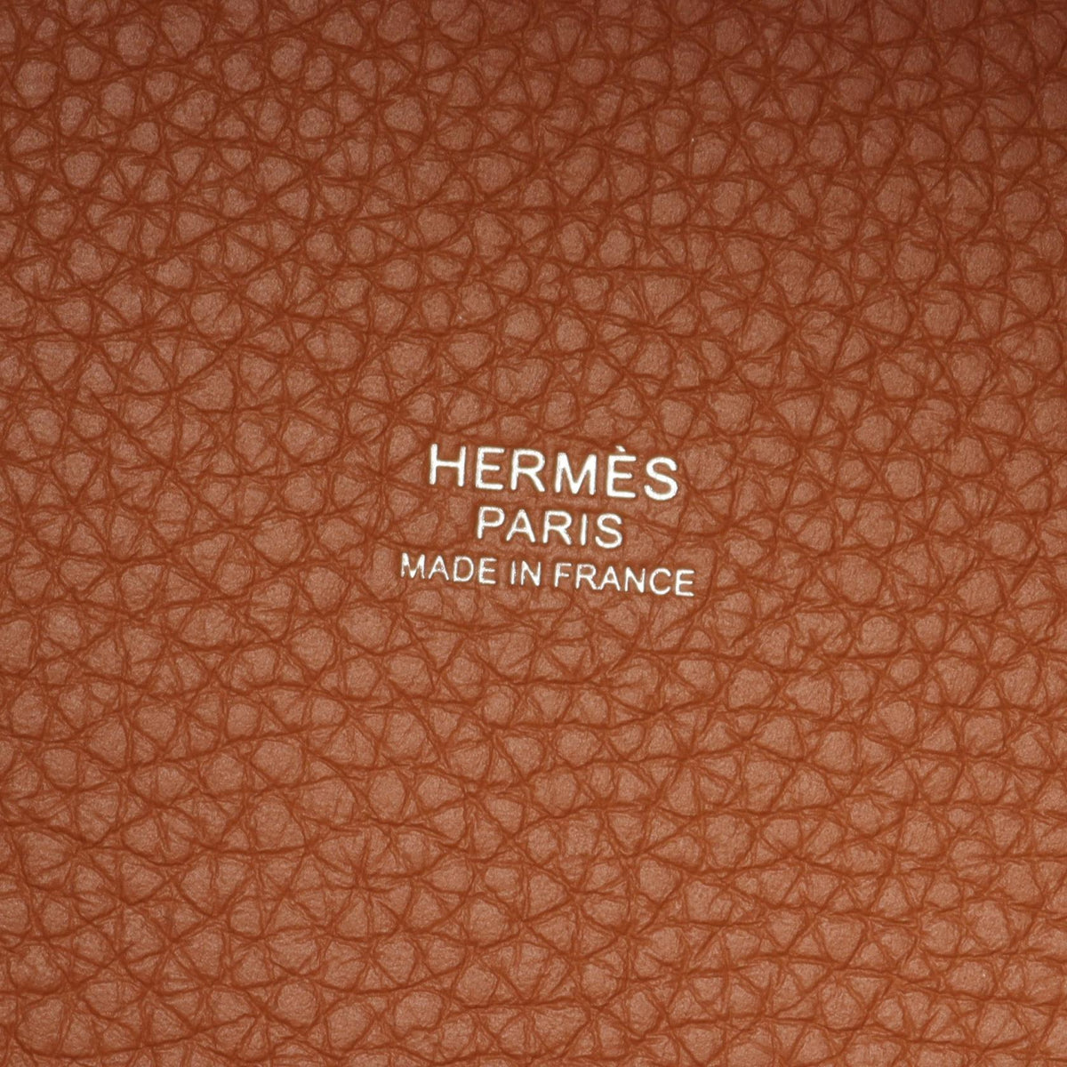 HERMES Picotin Lock MM Gold Handbag Brown Taurillon Clemence Other�Taurillon Clemence 2120100039231