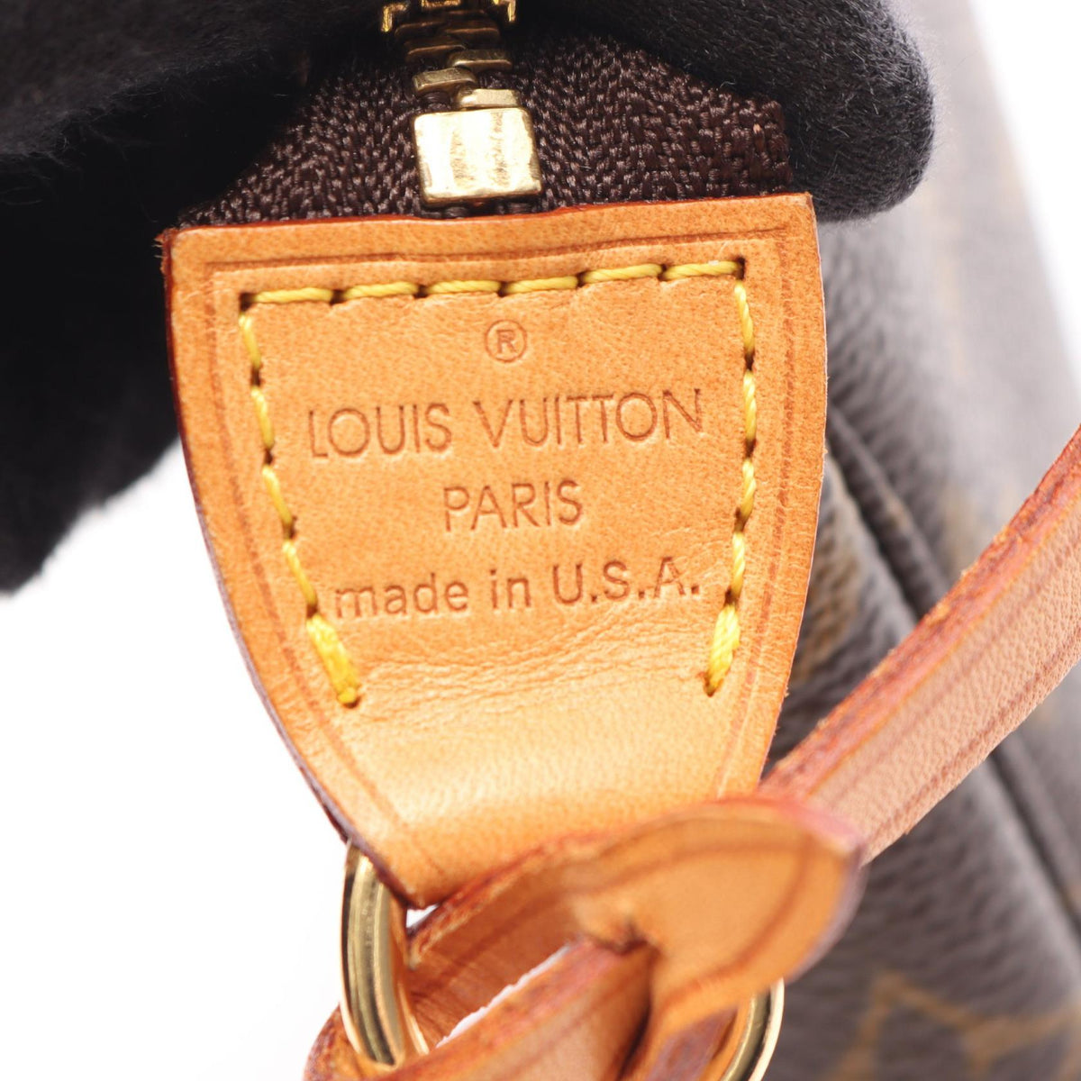 LOUIS VUITTON Pochette Accessoires Monogram Brown Handbag M51980 2101219997711
